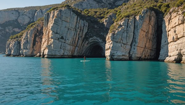 Découvrez le Paddle sur la Côte Rocheuse avec le Camping Les Marsouins : Naviguez sur les Eaux Turquoises de la Méditerranée
